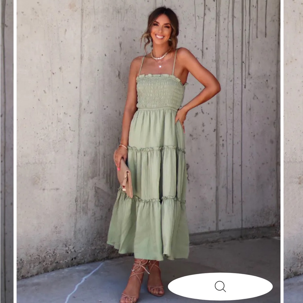 Vici Smocked Maxi Dress